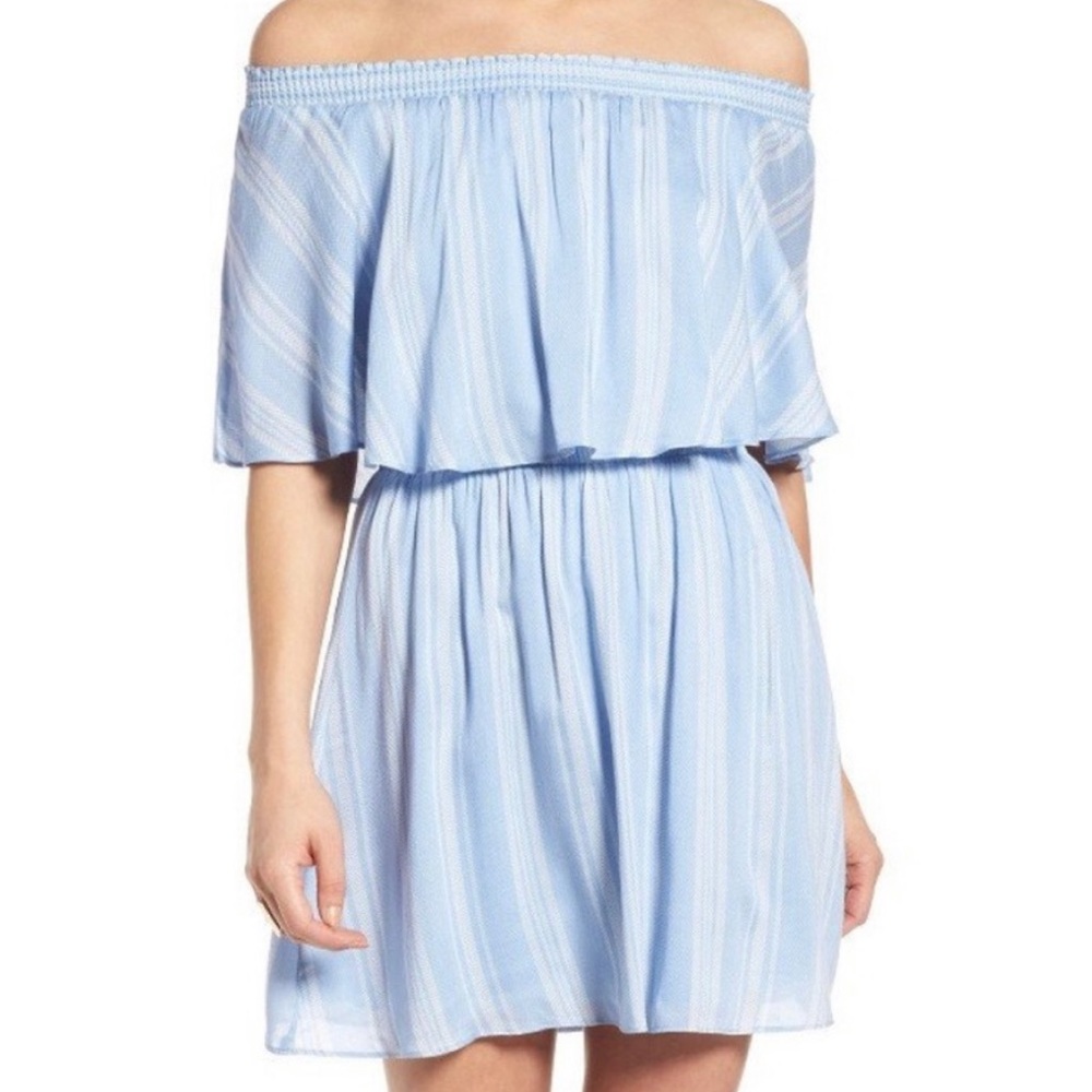 Show me your mumu off the shoulder dress